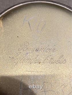 Montre de poche manuelle en argent fabriquée en Allemagne avant la Seconde Guerre mondiale pour les officiers de l'armée allemande Nazi