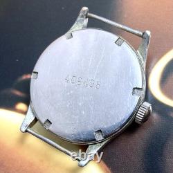 Montre de service militaire allemande vintage Phenix WWII 34mm AS1130 joli cadran révisée