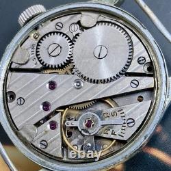 Montre de service militaire allemande vintage Phenix WWII 34mm AS1130 joli cadran révisée