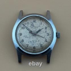 Montre militaire H. Mozer DH. Vintage de l'armée allemande de la Seconde Guerre mondiale.