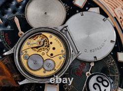 Montre militaire Zenith DH de l’armée allemande, Seconde Guerre mondiale, acier, 35 mm, années 1940