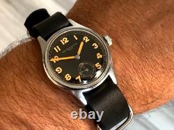 Montre militaire allemande rare Record D 509666 pour Luftwaffe années 1940 WWII