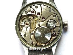 Montre militaire allemande rare Record D 509666 pour Luftwaffe années 1940 WWII