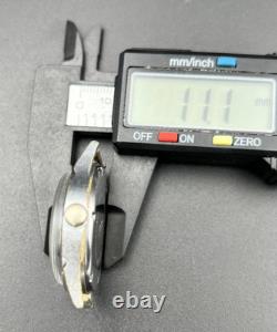 Montre militaire vintage HELIOS DH de l'armée allemande Wehrmacht WWII, révisée, RARE