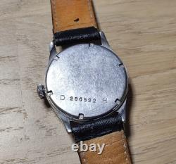 Montre originale de l’armée allemande de la Seconde Guerre mondiale. Moeris D. H - pièce militaire suisse d’époque, relique