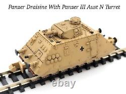 N Échelle Accent Armée Allemande Train Blindé Panzer Draisine Kit 3 Voitures B Seconde Guerre Mondiale