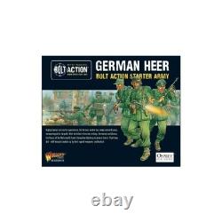 Nouvelle armée de départ Warlord Games Heer allemand Bolt Action – Set de figurines miniatures de la Seconde Guerre mondiale