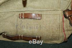 Original Late Ww2 Armée Allemande M34 Poney Fur Back Pack Withstraps 1944 Daté
