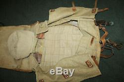 Original Late Ww2 Armée Allemande M34 Poney Fur Back Pack Withstraps 1944 Daté