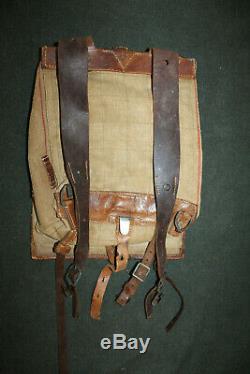 Original Late Ww2 Armée Allemande M34 Poney Fur Back Pack Withstraps 1944 Daté