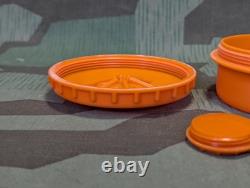 Original WWII Allemand Orange Salière Plat Salzstreuer Bakélite Pollopas Armée