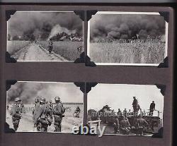 Original Ww2 Album Photo Allemand Union Soviétique Panzers Stug Pows Refugees Tanks