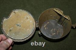 Original Ww2 German Army Mg Drum/can (empty) Maker Stamped & 44' Daté
