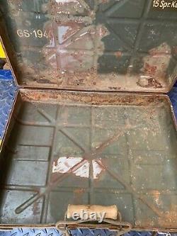 Original Ww2 German Army Steel Box M24 Stick Box Marques Étonnantes
