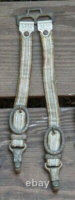 Original Wwii Allemand Heer Army Officier Dagger Hangers Ultra Deluxe Raccords