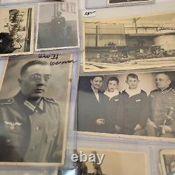 Original Wwii Armée Allemande Wehrmacht Photographies Soldats Cartes Postales Militaires