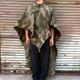 Original Ancien Zeltbahn De L'arm&eacute;e Allemande De La Seconde Guerre Mondiale, Camouflage &eacute;clats M-31, Poncho-tente, Ann&eacute;es 1940, Taille M