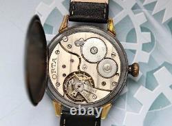 Orta Military Wwii German Army Montre Mécanique Vntage Suisse Pour Hommes Servised