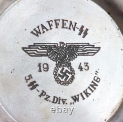 PLATES PATENTÉES en Argent ORIGINAL Rares WW2 WWII X5. Armée Allemande SS Toutes Divisions