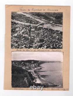 Pages d’album photo originales de la Heer allemande de la Seconde Guerre mondiale 1943-44 Mur de l’Atlantique France Armée