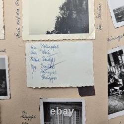 Pages d’album photo originales de la Heer allemande de la Seconde Guerre mondiale 1943-44 Mur de l’Atlantique France Armée