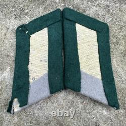 Paire d'insignes de col d'officier administratif de l'armée allemande Wehrmacht de la Seconde Guerre mondiale WWII