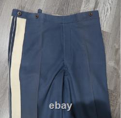 Pantalon d’uniforme de l’armée allemande de la Seconde Guerre mondiale, culotte, uniforme de général de la Luftwaffe, provenant de la succession d’un vétéran américain