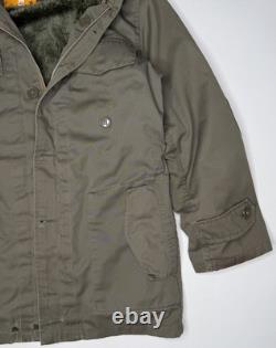 Parka B.W. doublée olive drab de l’armée allemande vintage taille 42