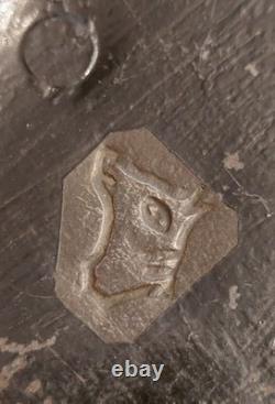 Pelle de tranchée authentique de l'armée allemande Ww2 Troisième Reich avec logo de chien loup Allemagne Wwii