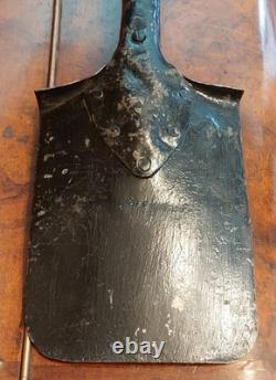 Pelle de tranchée authentique de l'armée allemande Ww2 Troisième Reich avec logo de chien loup Allemagne Wwii