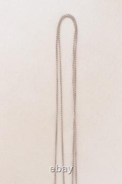 Pendentif allemand de la Seconde Guerre mondiale en argent 800 925 chaîne vintage armée allemande Wehrmacht