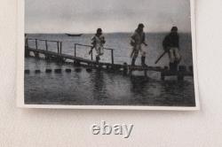 Pendentif allemand de la Seconde Guerre mondiale en argent 800 925 chaîne vintage armée allemande Wehrmacht