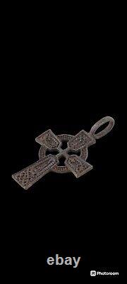 Pendentif de croix celtique de soldat de la Seconde Guerre mondiale allemande WW2 armée militaire Allemagne WEHRMACHT