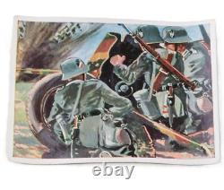 Pendentif en forme de casque Stahlhelm de la Seconde Guerre mondiale avec épée, insigne de l'armée, troupes d'assaut allemandes