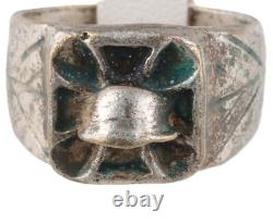 Pendentif en forme de casque Stahlhelm de la Seconde Guerre mondiale avec épée, insigne de l'armée, troupes d'assaut allemandes