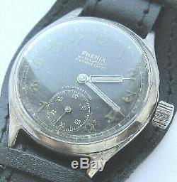 Phenix Dh 5555 Wristwatch Wehrmacht Armée Allemande De La Période Seconde Guerre Mondiale. Militaire