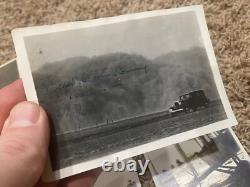 Photos antiques accident d'avion Bullock avion WWII négatif d'officier de l'armée allemande