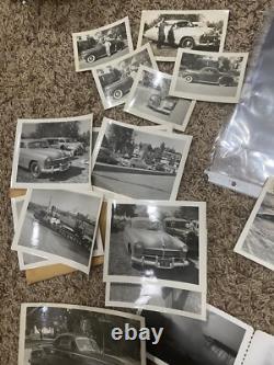 Photos antiques accident d'avion Bullock avion WWII négatif d'officier de l'armée allemande