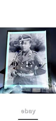 Photos antiques accident d'avion Bullock avion WWII négatif d'officier de l'armée allemande