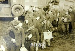 Photos d'hôpitaux de l'armée américaine de la Seconde Guerre mondiale, 82e corps médical, prisonniers de guerre allemands, Angleterre, années 1940