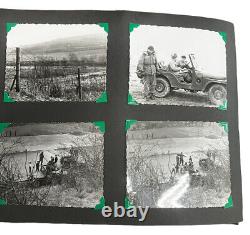 Photos originales de l'époque de la Seconde Guerre mondiale de l'armée américaine et du soldat allemand Album photo ouest-allemand