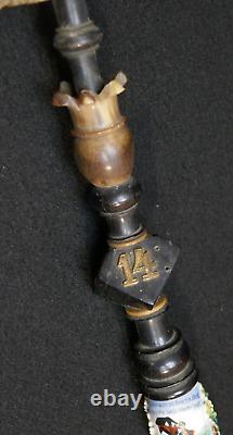 Pipe à tige longue de type régimentaire de l'armée impériale allemande de la Première Guerre mondiale en deux pièces pour service