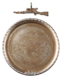 Plaque de pendentif de tireur d'élite allemand de la Seconde Guerre mondiale - Allemagne, fusil, armée, arme, ensemble de forces de la Wehrmacht