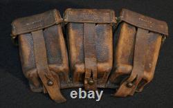 Pochette de munitions Gewehr 98 de l'Armée impériale allemande de la Première Guerre mondiale marquée 1915