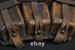 Pochette de munitions Gewehr 98 de l'Armée impériale allemande de la Première Guerre mondiale marquée 1915