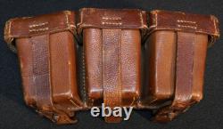 Pochette de munitions M1909 de l'Armée impériale allemande de la WWI 'Patronentasche' Gew98, date de 1915