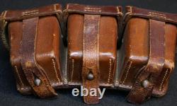 Pochette de munitions M1909 de l'Armée impériale allemande de la WWI 'Patronentasche' Gew98, date de 1915