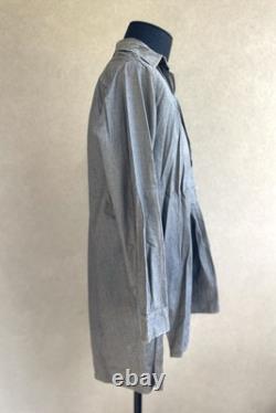 Pull-over en coton gris de l'armée allemande Heer de la Seconde Guerre mondiale, à manches longues, modèle d'émission