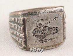 Pz. Kpfw. III WWII Bague de char allemand de la Seconde Guerre mondiale WEHRMACHT Panzer Armée allemande MILITAIRE Ar