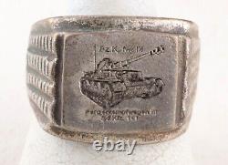 Pz. Kpfw. III WWII Bague de char allemand de la Seconde Guerre mondiale WEHRMACHT Panzer Armée allemande MILITAIRE Ar